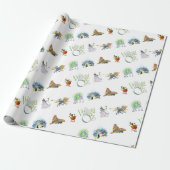 Klassieke tovenaar van Oz-kerstakelpapier Cadeaupapier (Uitgerold)