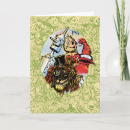 KLASSIEKE TOVENAAR VAN OZ KERSTKAART FEESTDAGEN KAART