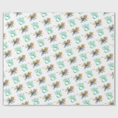 Klassieke tovenaar van Oz Kerstmis Cadeaupapier (Vlak)