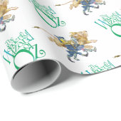 Klassieke tovenaar van Oz Kerstmis Cadeaupapier (Rol Hoek)