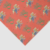 Klassieke tovenaar van Oz Kerstmis Tissuepapier (Detail)