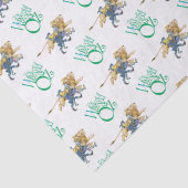 Klassieke tovenaar van Oz Kerstmis Tissuepapier (Detail)