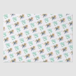 Klassieke tovenaar van Oz Kerstmis Tissuepapier