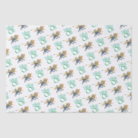 Klassieke tovenaar van Oz Kerstmis Tissuepapier (Voorkant)