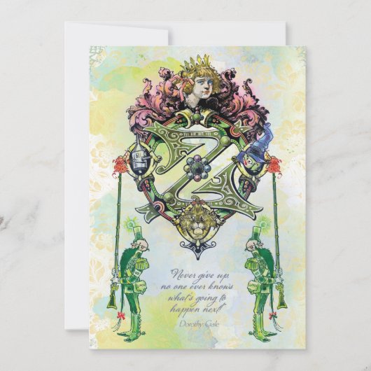 Klassieke Tovenaar van Oz Nota Kaarten 1 van 21 - Notitiekaartje (Voorkant)