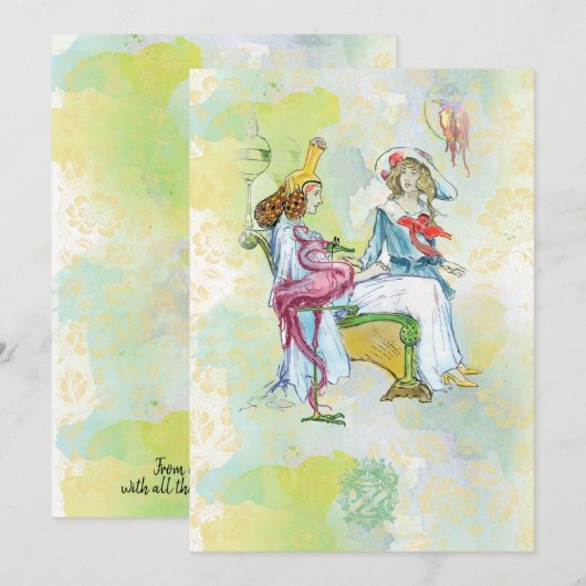 Klassieke Tovenaar van Oz Nota Kaarten 1 van 21 -  Notitiekaartje (Voorkant / Achterkant)