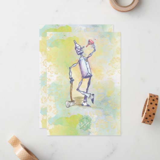 Klassieke Tovenaar van Oz Nota Kaarten 1 van 21 -  Notitiekaartje (Voorkant / Achterkant in situ)