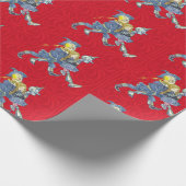 Klassieke Tovenaar van Oz rood omslagpapier Cadeaupapier (Hoek)