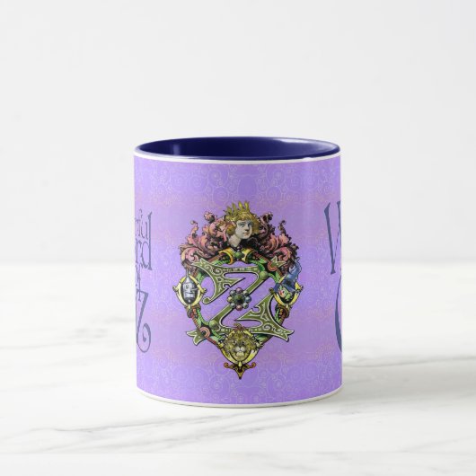 Klassieke Tovenaar van Oz Royalty Crest Blue Mok (Midden)