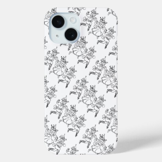 Klassieke tovenaar van Oz, Schattige dansende Munc Case-Mate iPhone Case (Achterkant)