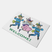 Klassieke Tovenaar van Oz, Schattige Dansende Munc Deurmat (Schuin)