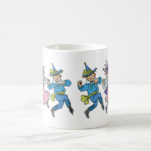 Klassieke Tovenaar van Oz, Schattige Dansende Munc Koffiemok (Center)