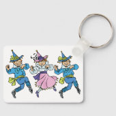 Klassieke Tovenaar van Oz, Schattige Dansende Munc Sleutelhanger (Voorkant)