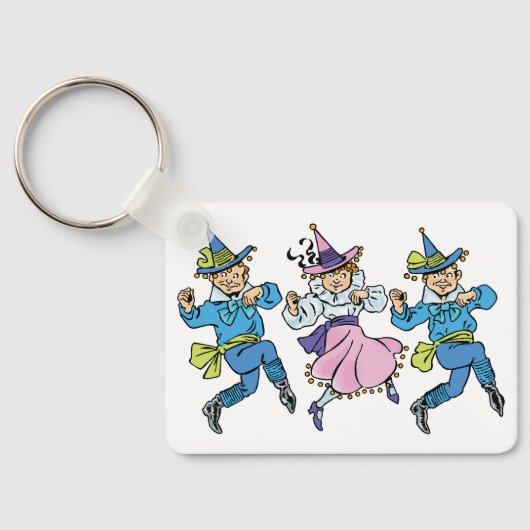 Klassieke Tovenaar van Oz, Schattige Dansende Munc Sleutelhanger (Achterkant)