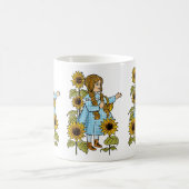 Klassieke tovenaar van Oz-sprookje Dorothy zonnebl Koffiemok (Center)