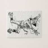 Klassieke tovenaar van Oz-sprookjes, de Scarecrow Legpuzzel (Horizontaal)