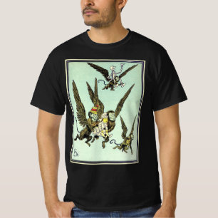 Klassieke tovenaar van Oz, vliegende apen met Doro T-shirt