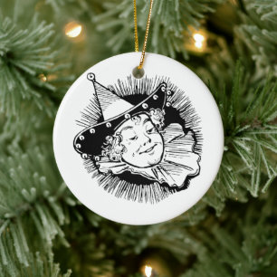 Klassieke tovenaar van Oz, vrouwelijke Munchkin-po Keramisch Ornament