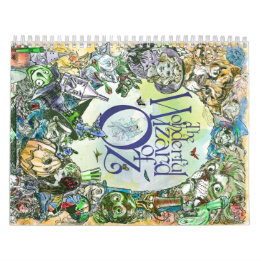 KLASSIEKE TOVERFLUIT VAN OZ HORIZONTAAL - Elke 12 Kalender