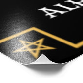 Klassieke  tovertoverlichter foto afdruk (Hoek)