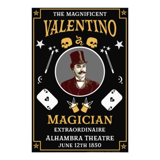 Klassieke  tovertoverlichter foto afdruk (Voorkant)