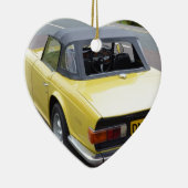 Klassieke TR6 Triumph Sportscar Keramisch Ornament (Rechts)