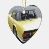 Klassieke TR6 Triumph Sportscar Keramisch Ornament (Links)