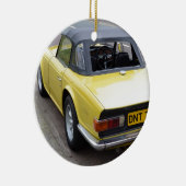 Klassieke TR6 Triumph Sportscar Keramisch Ornament (Rechts)
