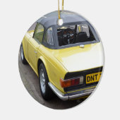Klassieke TR6 Triumph Sportscar Keramisch Ornament (Links)