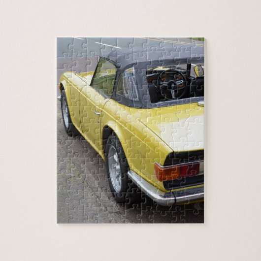 Klassieke TR6 Triumph Sportscar Legpuzzel (Verticaal)
