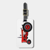 Klassieke tractor bagagelabel (Voorkant verticaal)