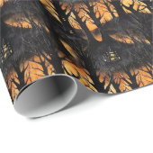  klassieke traditie Halloween spookbos Cadeaupapier (Rol Hoek)