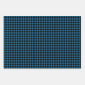 Klassieke, traditionele, donkerblauwe, Blauwgroen Inpakpapier Vel (Voorkant 3)