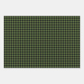 Klassieke traditionele donkerrode zwarte blauwstaa inpakpapier vel (Voorkant 3)