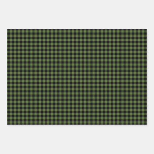 Klassieke traditionele donkerrode zwarte blauwstaa inpakpapier vel (Voorkant 3)