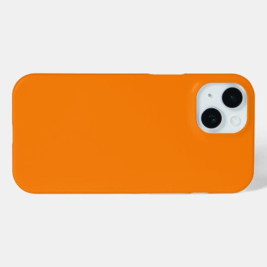 Klassieke Traditionele Pompoen Sinaasappel Effen K Case-Mate iPhone Case (Achterkant (horizontaal))