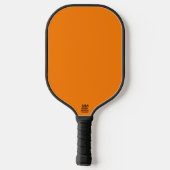 Klassieke Traditionele Pompoen Sinaasappel Effen K Pickleball Paddle (Achterkant)