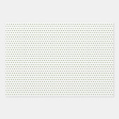Klassieke traditionele rode zwarte witte gingham inpakpapier vel (Voorkant 2)