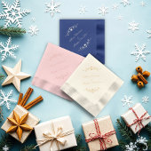 Klassieke traditionele vrolijke kerst folie servetten