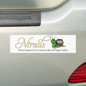 Klassieke trails bumpersticker (Op auto)