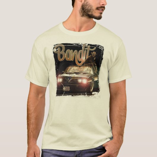 Klassieke Trans Am Bandit 1977 T-shirt (Voorkant)