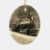 Klassieke trein keramisch ornament (Rechts)