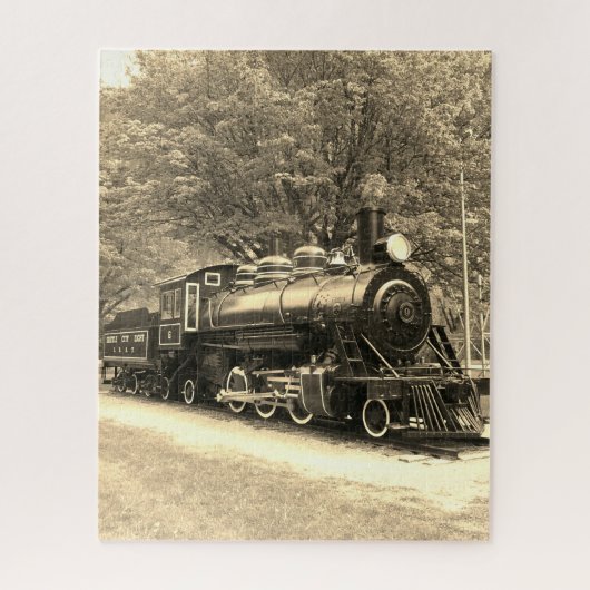 Klassieke trein legpuzzel (Verticaal)