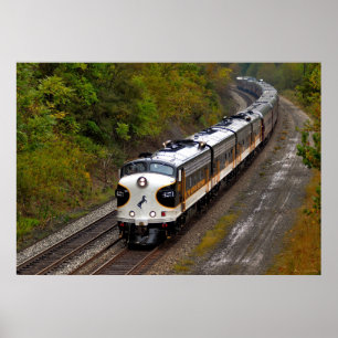 Klassieke trein poster