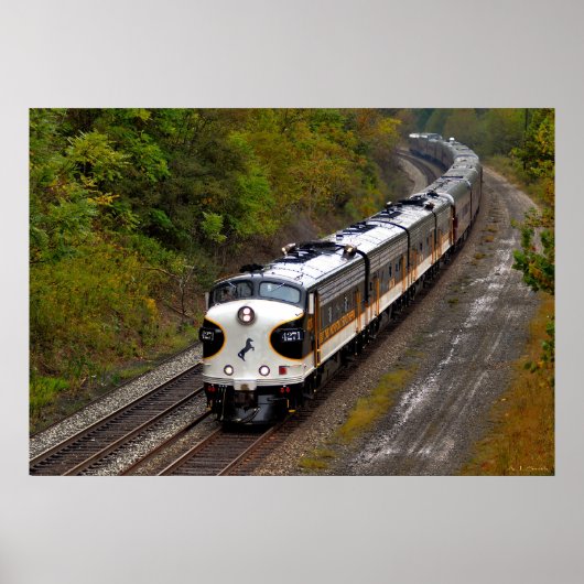 Klassieke trein poster (Voorkant)