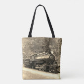 Klassieke trein tote bag (Achterkant)