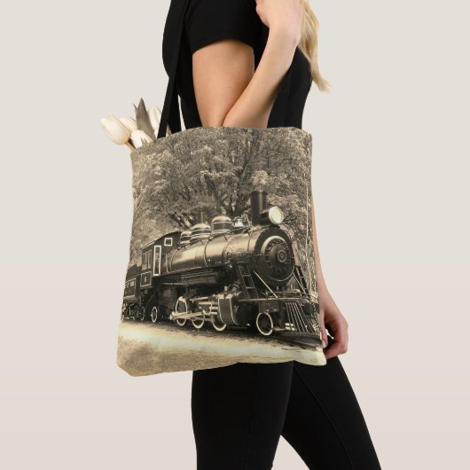 Klassieke trein tote bag (Dichtbij)