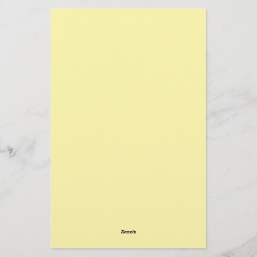 Klassieke Trendy Crème Kleur Briefpapier (Achterkant)