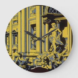 Klassieke Trevi-fontein, Marini Strand Hotel, Rome Grote Klok