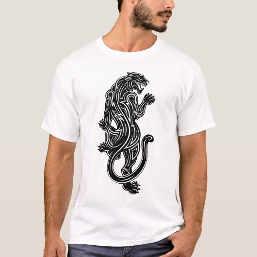 Klassieke Tribal Panther T-shirt (Voorkant)